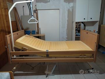 Letto ortopedico con meccanismo elettrico e teleco