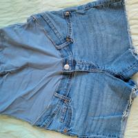 Shorts H&M jeans blu chiaro premaman