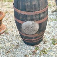 2 VECCHIE BOTTI IN LEGNO PER VINO vintage