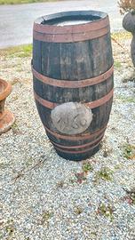 2 VECCHIE BOTTI IN LEGNO PER VINO vintage