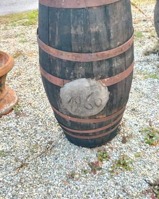 2 VECCHIE BOTTI IN LEGNO PER VINO vintage