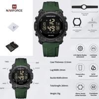 orologio navi force verde militare unisex