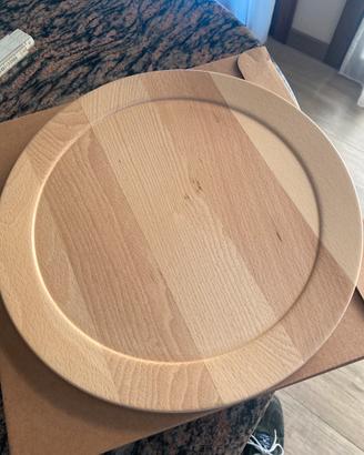 Piatti in legno massello nuovi