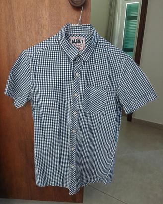 Camicia maniche corte a quadretti - Taglia S