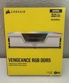 SIGILLATO! CORSAIR VENGEANCE RGB 32GB 6000MHz DDR5