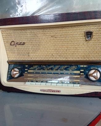 MIVAR CIPRO RADIO A VALVOLE ANNI 59