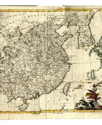 A. Zatta Antica carta Cina e Giappone del"700 aut