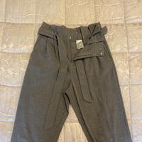 Pantalone elegante a vita alta di H&M in grigio