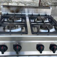 CUCINA PROFESSIONALE 4 fuochi