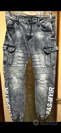 Jeans cargo uomo