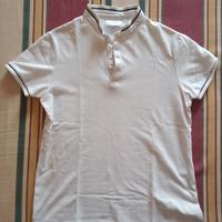 Polo Clayton taglia S, colore bianco 