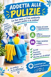 Addetta pulizie