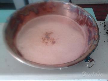 pentole, padelle    antiche   in rame