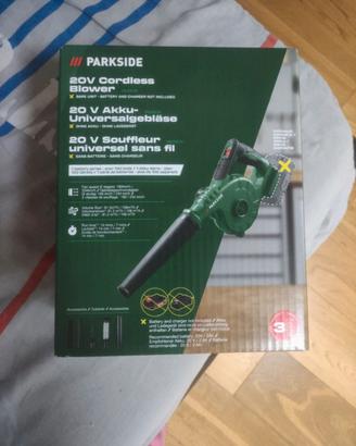 Soffiatore a Batteria 20v Parkside NUOVO GARANZIA