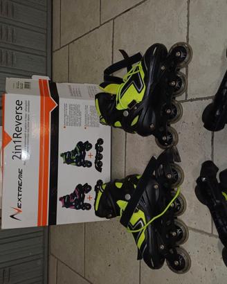 pattini a rotelle/linea nextreme 2in1