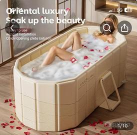 Vasca idromassaggio e sauna smontabili