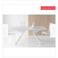 Tavolo giove con 4 sedie scab design