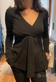 Maglia nera in viscosa tg.M - Toy G