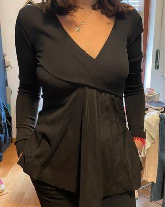 Maglia nera in viscosa tg.M - Toy G