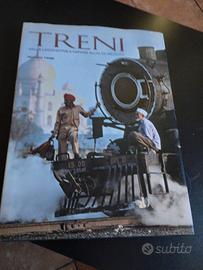 libro di grande formato "TRENI, DALLE  LOCOMOTIVE 
