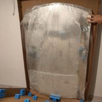 specchiera con led  casse e orol  ancora imballata