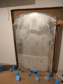 specchiera con led  casse e orol  ancora imballata