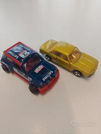 Lotto modellini Majorette vintage Renault 5 e BMW 