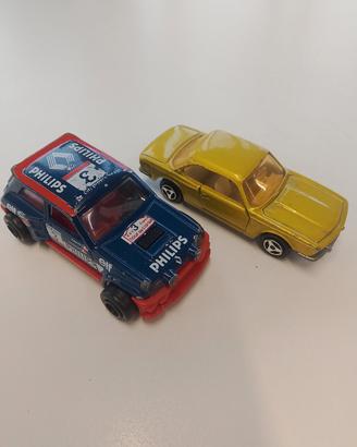 Lotto modellini Majorette vintage Renault 5 e BMW 