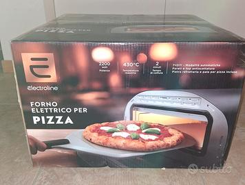 Forno Elettrico Pizza Electroline 430°C 2200W