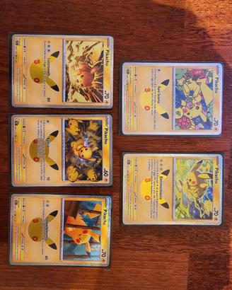 Set carte Pikachu