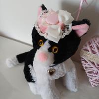 FERMAPORTA PELUCHE GATTO