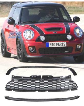 GRIGLIE MINI COOPER R56 R57 06-09 NERO LUCIDO