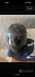 Casco shark nero