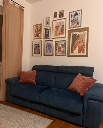 Poltrona sofa blu