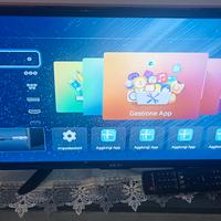 TV smart 24 pollici Akai android con dt2 wifi tele