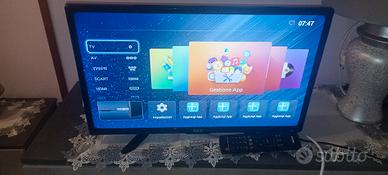 TV smart 24 pollici Akai android con dt2 wifi tele