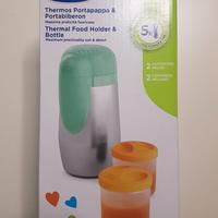 Chicco Portapappa Termico Acciaio Inox con 2 cont
