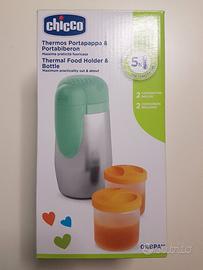 Chicco Portapappa Termico Acciaio Inox con 2 cont