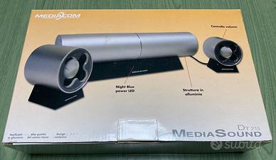 MediaSound DT215 MEDIACOM Subwoofer + 2 Satelliti