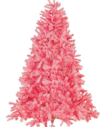 albero di natale rosa 