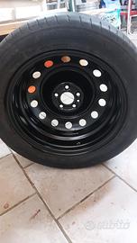 Gomma scorta + cerchione fiat 500L
