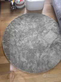 Tappeto rotondo JAB Savanna Ø 200 cm grigio chiaro