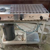 Barbecue a gas in acciaio inox