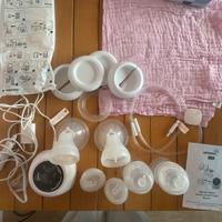 Tiralatte elettrico doppio Grownsy con display LED