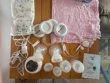 Tiralatte elettrico doppio Grownsy con display LED