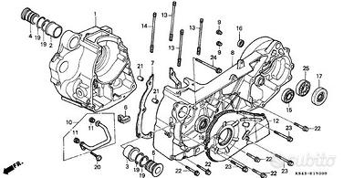 Motore completo honda cn 250 spazio + accessori