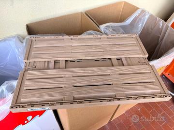 Cassetta in plastica pieghevole