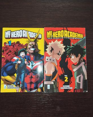 My hero accademia 1-2 manga fumetto
