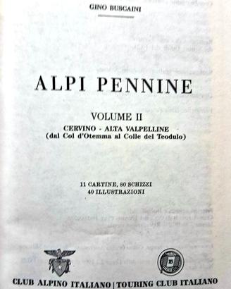 libro Cai-Tci Cervino Alta Val Pelline