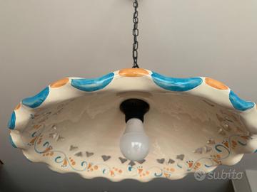 Coppia di lampadari  artigianato salentino